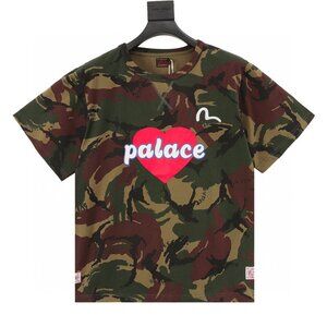 Palace Skateboards Evisu Heart T Shirt Camouflage Men's